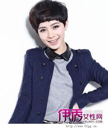<em>最流行短发发型图片</em>+7款发型动感显高还扮嫩