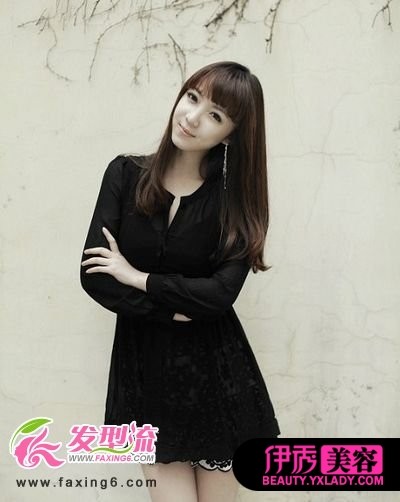 一款直梨花头发型