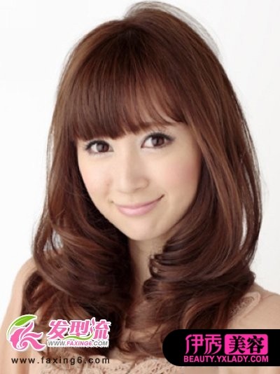 甜美系齐刘海梨花头(6)