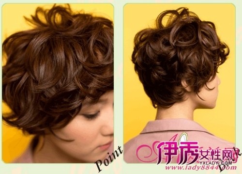 <em>短发</em>最新潮流 不对称<em>烫发</em>修颜显个性(3)_流行发