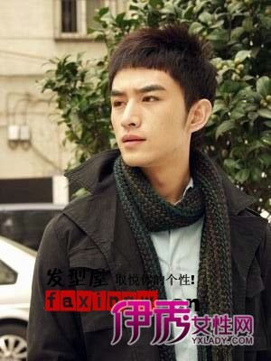 男刘海发型图片+最流行男生刘海发型