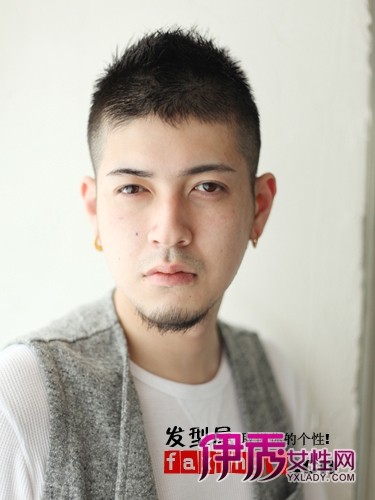六款适合长脸男生的个性短发(2)_流行发型_美容-
