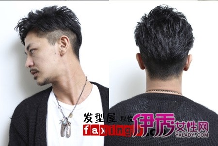 2012男生长脸短发发型_男生发型_发型网