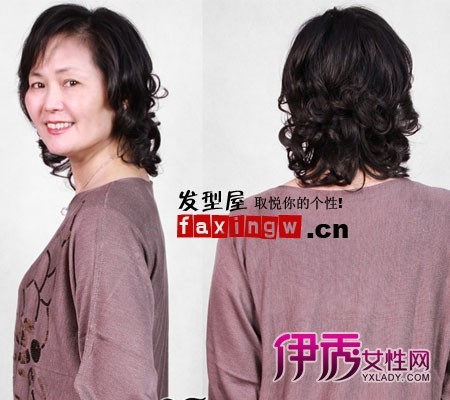 中年人短发发型图片