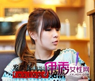 萌系发型热荐+七款可爱女生发型扎发