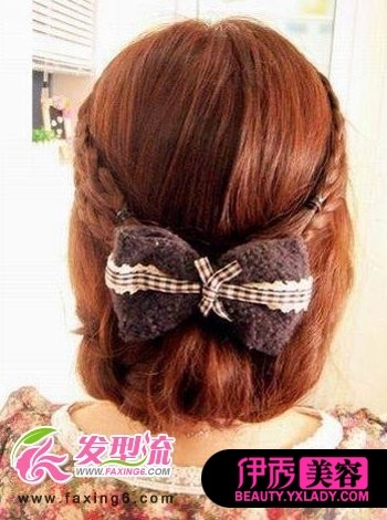 各种发型的扎法图片_发型扎法步骤四