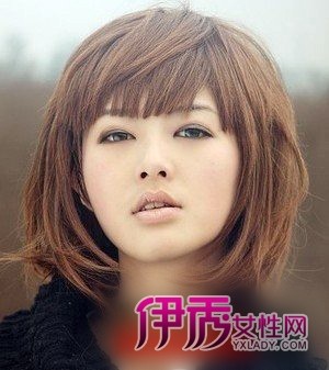 女生短发烫发发型+成就街头时尚