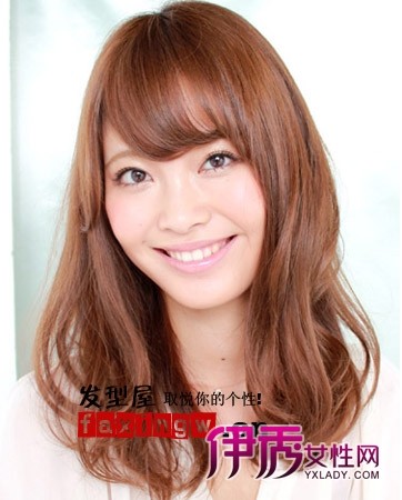 <em>圆脸</em>女生<em>中长发发型</em>图片_流行发型_美容-伊秀