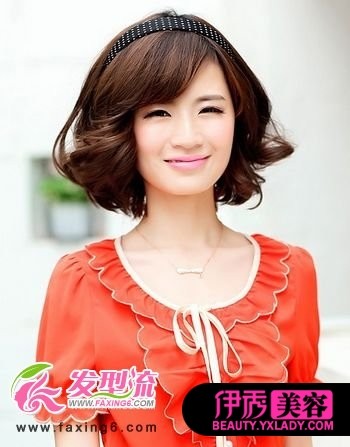 女生蛋卷头<em>短发</em>_时尚蓬松修脸型bobo头假发蘑