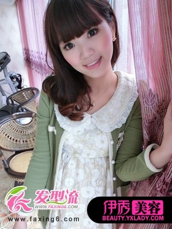 <em>夏日</em>精美<em>中长发发型设计</em>大展甜美气质_流行发