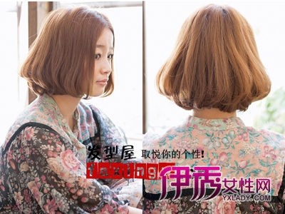 日系短发梨花头 变温婉淑女去约会_流行发型_美