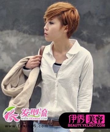 清爽时尚女生短发发型(9)