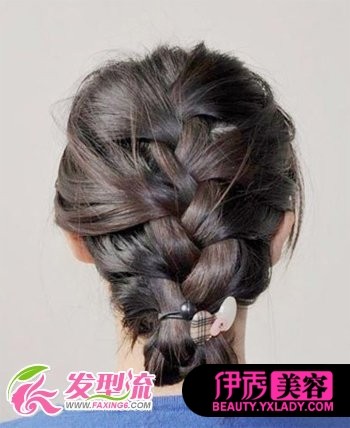 2012流行最新韩式发型扎法步骤_流行发型_美容-伊