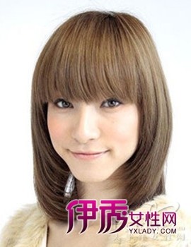 <em>中短发直发发型</em> 森林系甜美直发_流行<em>发型</em>_美