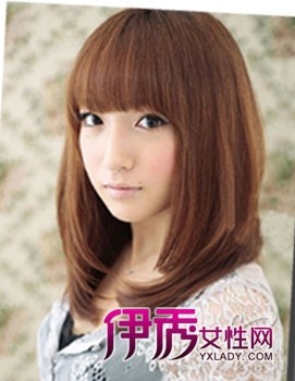 <em>中短发直发发型</em> 森林系甜美直发_流行<em>发型</em>_美