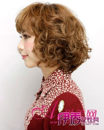 做发型潮流先锋 把中长发烫起来_流行发型_美容-