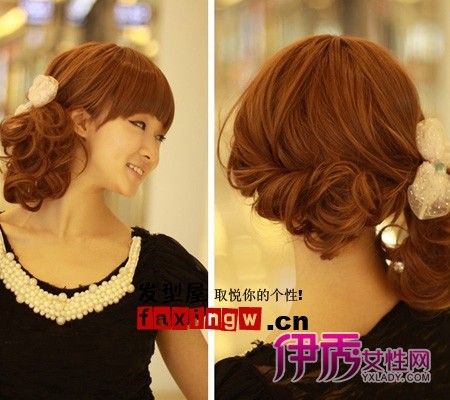 春季<em>中长发</em>简单<em>发型扎法</em>_流行发型_美容-伊秀