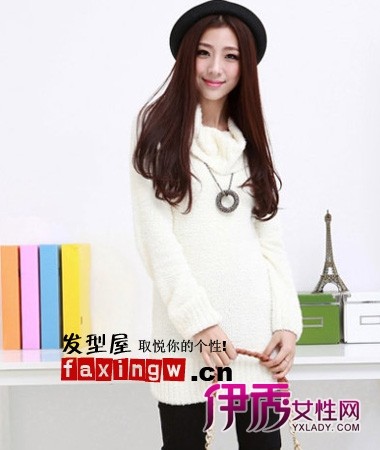2012<em>中分长发发型</em> <em>中分长发发型图片</em>_流行发