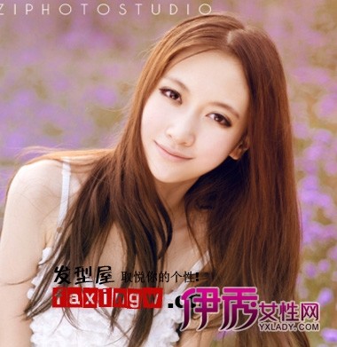 2012<em>中分长发发型</em> <em>中分长发发型图片</em>(4)_流行