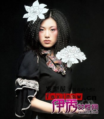 最夸张的玉米烫沙宣发型