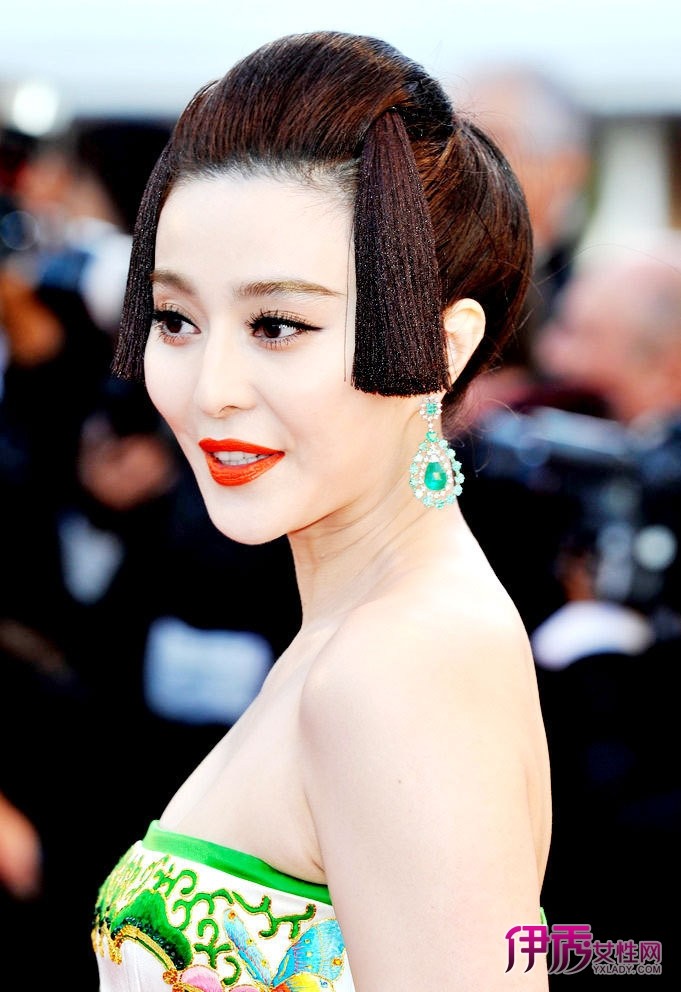 范冰冰玩穿越 唐朝<em>仕女发型</em>一战2012戛纳红毯