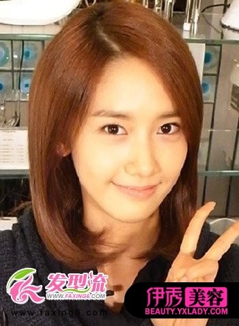 齐肩中长度的女生发型