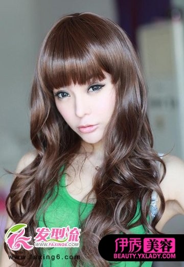 90后萌系非主流可爱中长发发型