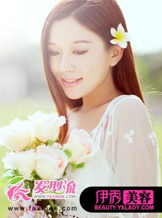 <em>夏季中长发发型设计</em>与扎法_流行发型_美容-伊