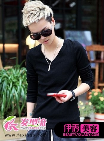 青春活力潮男最爱<em>纹理烫发型</em>