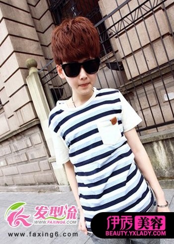 男生蓬松纹理烫发型_家具