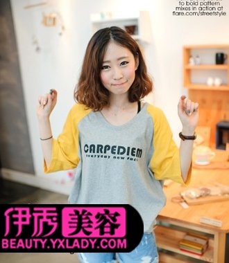 清凉短<em>卷发</em> 夏日首选<em>短发发型</em>(6)_流行<em>发型</em>_美