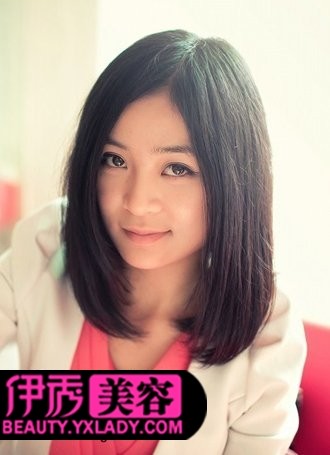 中分梨花头发型图片