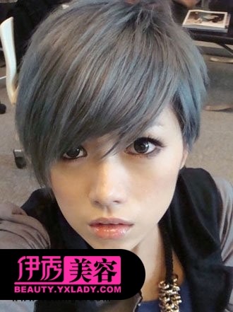 中性风短发发型图片