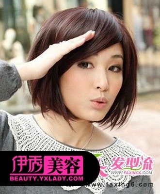 这款波波<em>头发型</em>,采用<em>三七</em>分的斜刘海发型