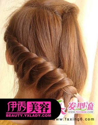 韩式编发发型步骤详解