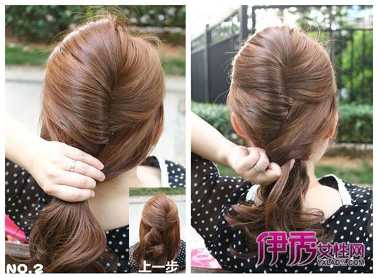 DIY可爱淑女<em>盘发发型扎法图解</em>(4)_DIY发型_美