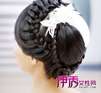 唯美秋冬韩式新娘盘发造型【高清图】(6)