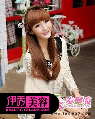 简约美直发<em>发型</em> 专属女生的清纯气质<em>发型</em>(2)_流