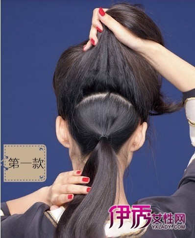 大饼脸扁平头: 这样<em>扎头发</em>变小脸_DIY发型_美