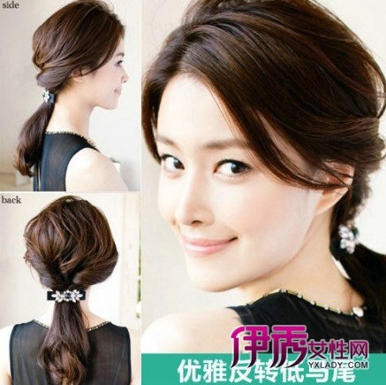 <em>OL发型</em>:3款长发三步速成<em>扎法</em>[图解]_DIY发型_