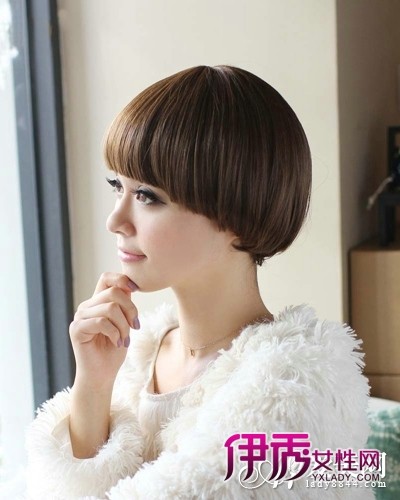 小脸<em>女生</em>可爱蘑菇<em>头发型</em>(4)_流行发型_美容-伊