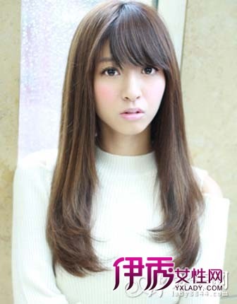 秋冬韩式<em>长</em>直发<em>内扣</em>优雅动人_流行发型_美容