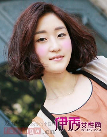 2014流行中<em>短发</em>造型<em>内扣</em>梨花烫百搭脸型_流行