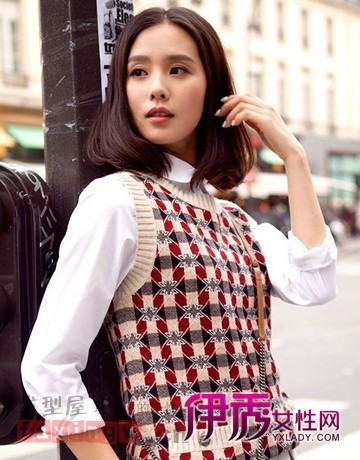 刘诗诗冬季魅力大片 <em>内扣中分短发</em>恬静淡雅(5