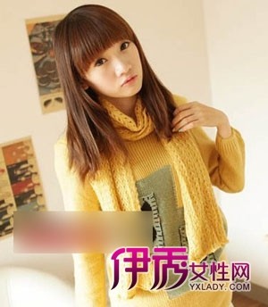 六款<em>齐刘海发型学生</em>装嫩必备(5)_流行发型_美