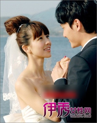 2014<em>韩式</em>风情<em>齐刘海新娘</em>造型(6)_流行<em>发型</em>_美