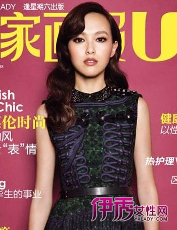 <em>唐嫣</em>各种头型<em>大全发型图片</em>_流行发型_美容-伊