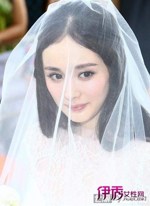 <em>2014</em>杨幂佟丽娅<em>新娘发型</em>PK_<em>明星</em>发型_美容-