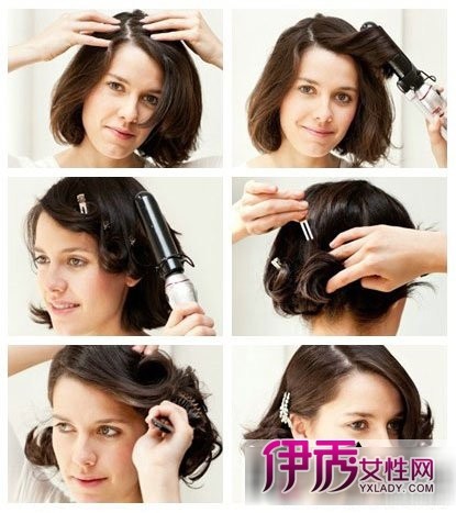 DIY打造妩媚中<em>短发新娘造型图片</em>_流行发型_美