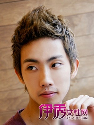 <em>2014年</em>主流<em>男生无刘海发型</em>_流行发型_美容-伊